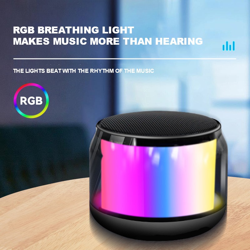 S300 Bluetooth speaker mini portable sci-fi cool lighting multifunctional wireless outdoor subwoofer small speaker