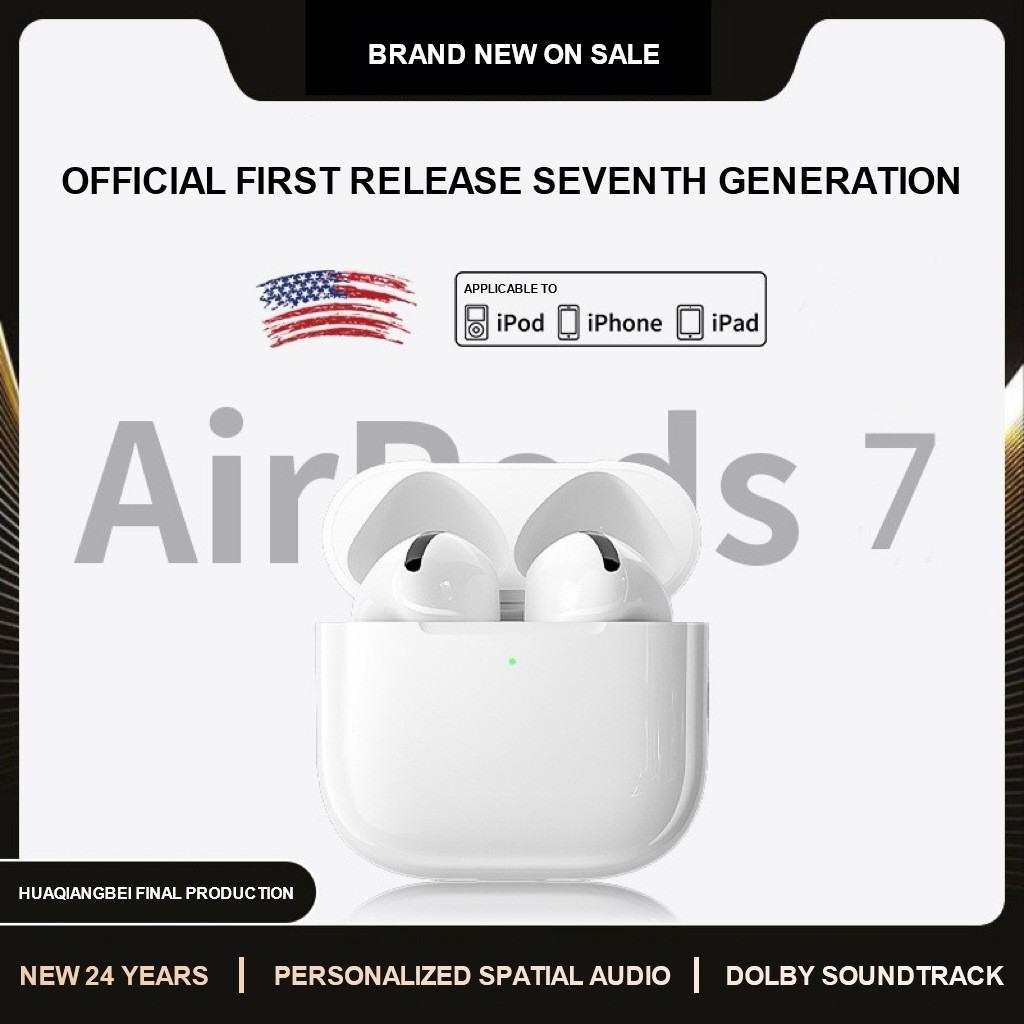 7th generation Bluetooth earphones with wireless noise reduction and semi in ear design, 7th generation Pro Bluetooth earphones